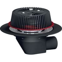 Воронки HL с горизонтальным выпуском для аварийного водостока