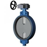 Затворы дисковые поворотные VPE4408-08EP Ду350-1200 с редуктором диск чугун Tecofi