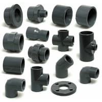 Трубы напорные НПВХ и фитинги клеевое соединение