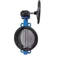Затворы дисковые поворотные Ду250-600 с редуктором диск чугун Китай