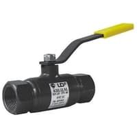 Краны стальные шаровые резьбовые полнопроходные КШ.Ц.М рукоятка LD