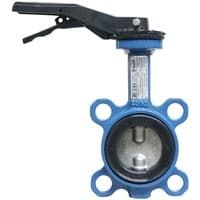 Затворы дисковые поворотные VPI4449-02EP Ду40-300 с рукояткой диск нерж Tecofi