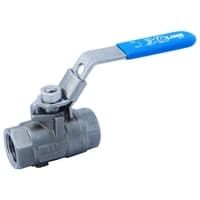 Краны стальные шаровые резьбовые полнопроходные НЕРЖ X2777 рукоятка DANFOSS