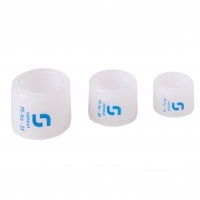 Фитинги латунные для PEX труб соединение - обжимная пластиковая гильза