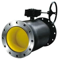 Краны стальные шаровые фланцевые КШ.Ц.Ф.Р редуктор LD