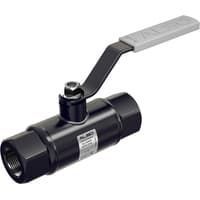 Краны шаровые стальные резьбовые полнопроходные КШ.М.П. рукоятка ALSO