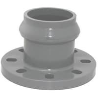 Патрубки НПВХ раструб/ПВХ фланец