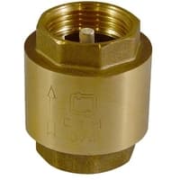 Клапаны обратные осевые резьбовые шток латунь STM