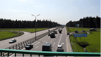 Участок федеральной трассы М-3 "Украина" (Калужская обл.)