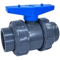 Краны шаровые резьбовые НПВХ