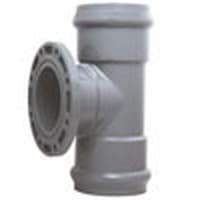 Тройники НПВХ с ПВХ фланцем