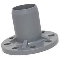 Патрубки НПВХ гладкий конец/ПВХ фланец